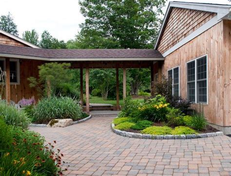 shaded garage walkway